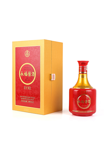 五粮液出品 永福酱酒 十年 53度 500ml 酱香型 白酒