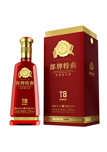 郎酒 郎牌特曲T8 50度 500ml 浓香型白酒