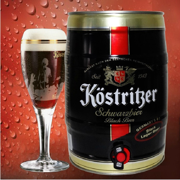 桶装德国黑啤酒