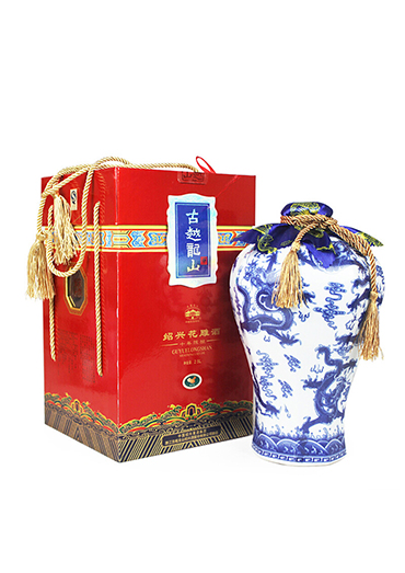 古越龙山 绍兴黄酒坛装花雕酒 10年十年陈 2.5L大坛装