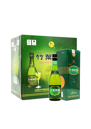 汾酒 竹叶青牧童竹 45度 475ml 清香型白酒